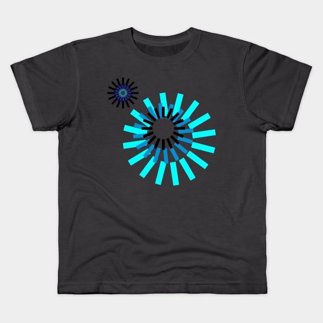 Pinwheel Panic Kids T-Shirt by L'Appel du Vide Designs by Danielle Canonico